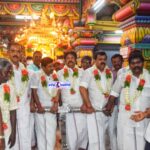 அதிமுக பொதுச் செயலாளர் எடப்பாடி பழனிச்சாமி பிறந்த நாளை முன்னிட்டு அம்மா பேரவை சார்பில் மாவட்ட செயலாளர் கார்த்திகேயன் ஏற்பாட்டில் சிறப்பு பூஜை செய்து, தங்கத்தேர் இழுத்தனர்:-