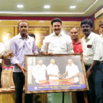 திருச்சியில் நடந்த “தேசிய கல்விக் கொள்கை 2020 எனும் மதயானை”  நூல் அறிமுக விழாவில் – அமைச்சர் அன்பில் மகேஷ்க்கு பாராட்டு:-