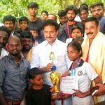 இராவணன் சிலம்பம் அகாடமி சார்பில் திருச்சியில் நடந்த மாநில அளவிலான சிலம்பம் போட்டியை அமைச்சர் அன்பில் மகேஷ் தொடங்கி வைத்தார்:-