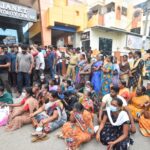 திருச்சியில் இளம்பெண் உயிரிழப்பு – மருத்துவமனையை கண்டித்து உறவினர்கள் சாலை மறியல் போராட்டத்தால் பரபரப்பு:-