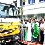 திருச்சி மாநகராட்சியில் ரூபாய் 3.78 கோடியில் நவீன கழிவுநீர் சுத்திகரிப்பு வாகனம்- அமைச்சர் கே.என்.நேரு தொடங்கி வைத்தார்:-