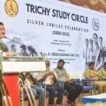 திருச்சி மாவட்டம் வேலை வாய்ப்பு மையம் சார்பில் தன்னார்வ பயிலும் வட்டத்தின் வெள்ளி விழா அரசு செயலர் வீரராகவ ராவ் பங்கேற்பு:-