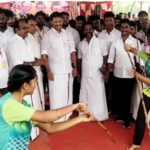 திருச்சியில் நடந்த மாநில அளவிலான சிலம்பம் போட்டியை அமைச்சர் அன்பில் மகேஷ் தொடங்கி வைத்தார்:-