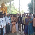 ரஜினிகாந்தின் 75-வது பிறந்த நாள் விழா – ஸ்ரீரங்கம் ராகவேந்திரா கோவிலில் ரசிகர்கள் தங்க தேர் இழுத்து வழிபட்டனர்:-