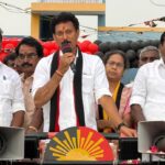 திருவெறும்பூர் தொகுதி திமுக வேட்பாளர் அன்பில் மகேஷ் பொன்மலைப்பட்டி பகுதியில் வாக்கு சேகரித்தார்:-