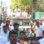 திருச்சி உறையூரில் மேற்கு தொகுதி திமுக வேட்பாளர் கே.என்.நேரு தீவிர வாக்குச் சேகரிப்பு:-